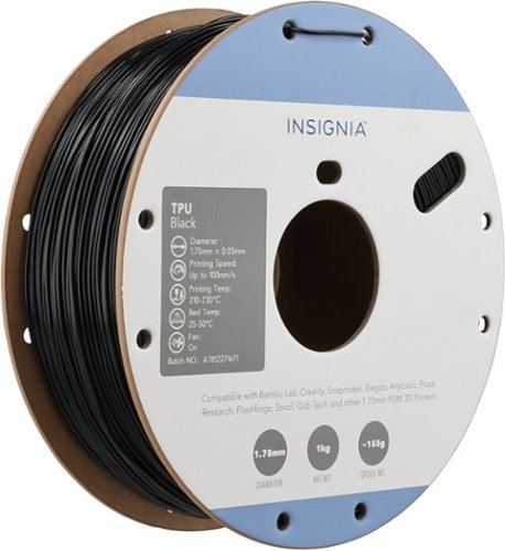Insignia™ - TPU 1.75mm Filament - Black