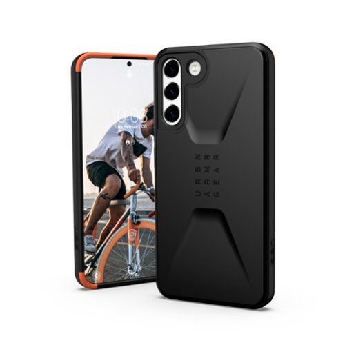 UAG - Civilian Case for Samsung Galaxy S22+ - Black-Front_Standard 