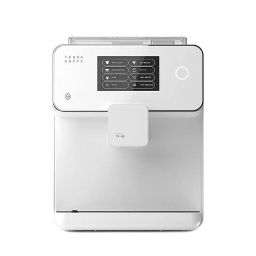Terra Kaffe - Refurbished Excellent - TK-01 Superautomatic Espresso Machine - White-Front_Standard 