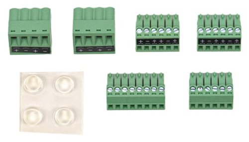 Sonance - POWERZONE CONNECT & MOUNTING ACCESSORY KIT – for Blaze Audio PowerZone Connect 4-channel, 1U amplifiers (Each) - Black