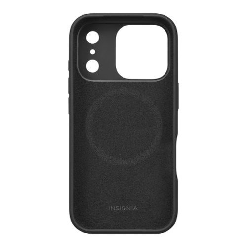 Insignia™ Silicone Case with MagSafe for iPhone 17 Pro - Black SHOP ONLINE