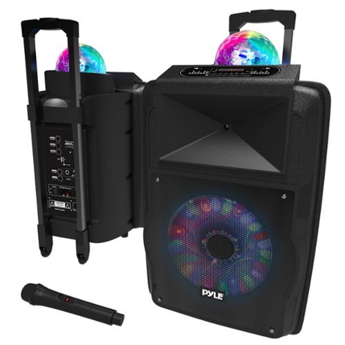 Pyle - Wireless Portable PA Speaker System - 700 W-Front_Standard 