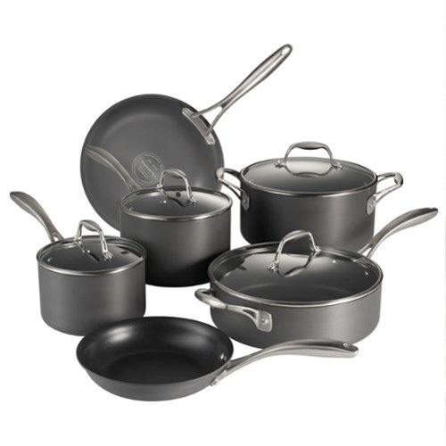 Tramontina - 10PC Hard Anodized Cookware Set - Gray-Angle_Standard 