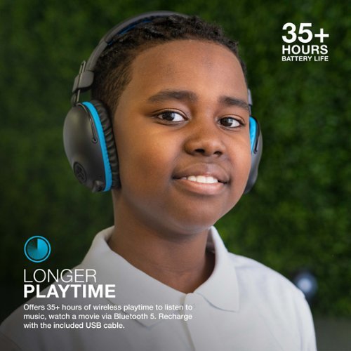 JLab JBuddies Pro Wireless Over-Ear Kids Headphone - Black/Blue HOW TO BUY