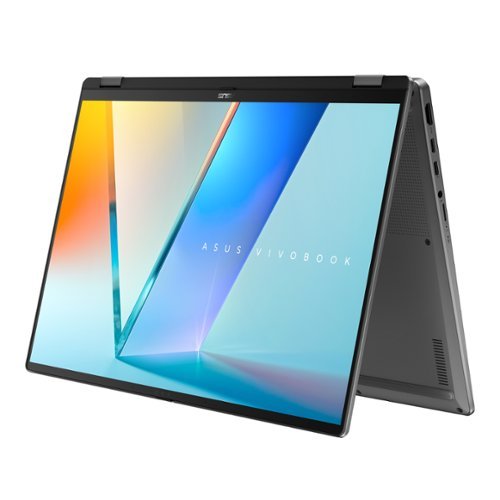ASUS Vivobook 16 Flip - 16 3K OLED Touch Laptop - Copilot+ PC - Intel Core Ultra 7 256V with 16GB Memory - 512GB SSD - Matte Gray BUY IN MIDDLE EAST