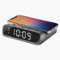 iHome - Alarm Clock with Wireless Charger for iPhone, Android, and More (iW14) - Black-Front_Standard
