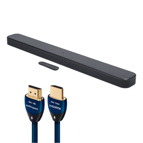 JBL BAR 300 MK2 5.0 Channel Soundbar with AudioQuest Sky 3m HDMI