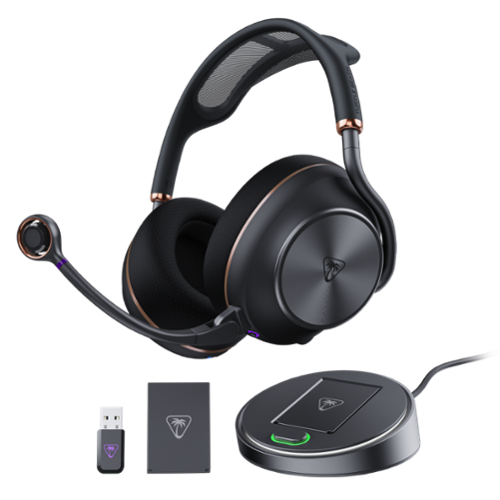  Turtle Beach - Stealth Pro II Multiplatform Wireless Over-Ear Gaming Headset for Windows, PlayStation 5, PlayStation 4, &amp; Mobile - Black