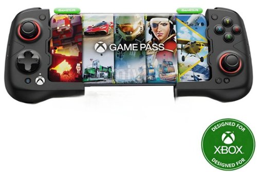 GameSir - X4 Aileron Bluetooth Mobile Gamepad with Xbox Authorization, Hall Effect Joystick, and Portable Joycon Design. - Black