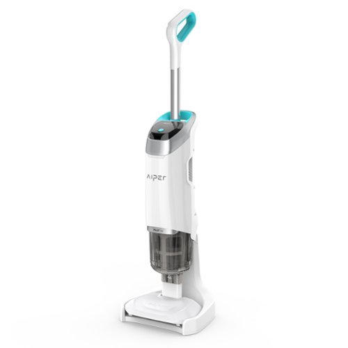 Aiper - Pilot V2 Rechargeable Handheld Hot Tub/Pool Vacuum Cleaner, for Above-Ground Inflatable Pools, Works with Pool Poles - White-Front_Standard 
