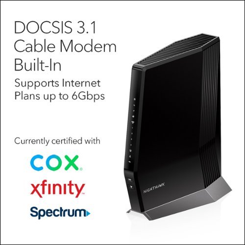 NETGEAR Nighthawk AX6000 Wi-Fi 6 Router with DOCIS 3.1 Cable Modem - Black HOW TO BUY