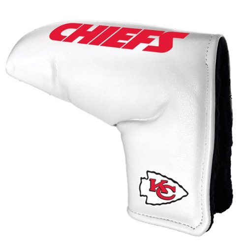 Team Golf - Kansas City Chiefs Tour Blade Putter Cover - White-Front_Standard 