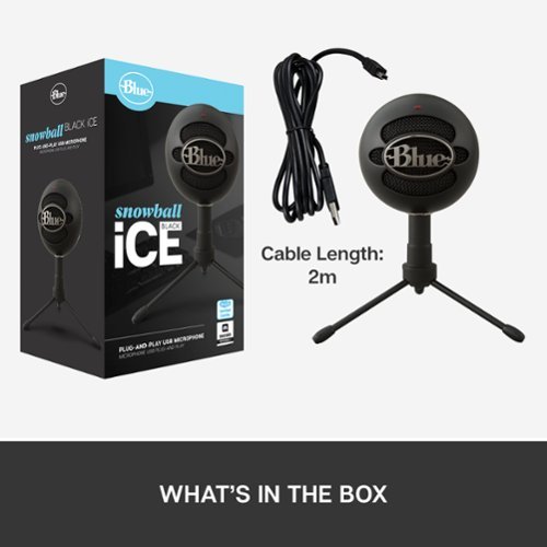 Blue Microphones Snowball iCE Wired Cardioid USB Plug 'n Play Microphone BUY IN MIDDLE EAST
