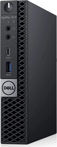Dell - Refurbished OptiPlex 7070 Micro Desktop - Intel Core i5-9500T - 8GB Memory - 256GB SSD - Black-Left_Standard 