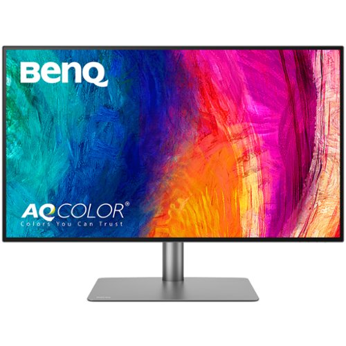 BenQ - AQCOLOR PD3220U Designer 32" IPS LED 4K HDR Monitor Mac Compatible (HDMI/DP/Thunderbolt 3 85W) - Gray/Black-Front_Standard 
