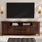 Simpli Home - Amherst 72W Low TV Stand with Drawers, Doors and Cubbies - Russet Brown-Front_Standard