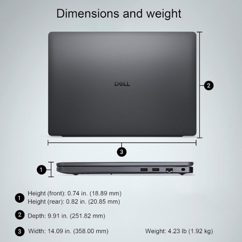 Dell Pro 16 Laptop 16