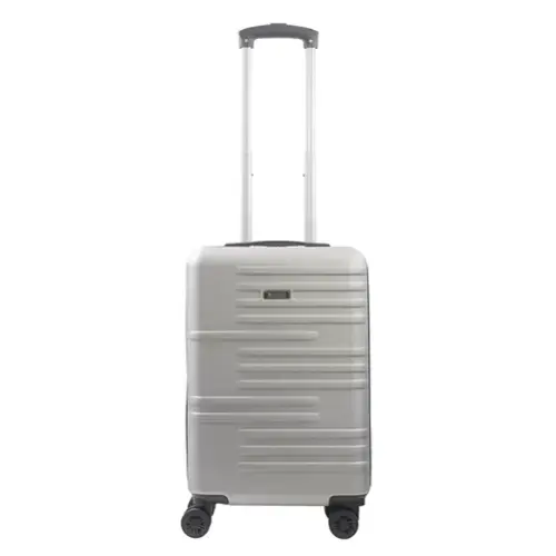 Front. American Dreamliner - 22.5" Hardside Carry-On Luggage - SILVER GREY.