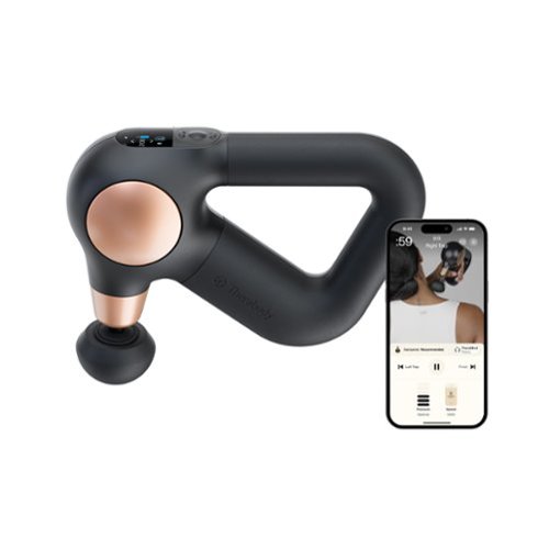 Therabody - Theragun Sense (2nd Generation) Massage Gun – Relaxing Massage with Built-In Guided Routines - Black