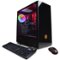 CyberPowerPC - Gamer Xtreme Gaming Desktop - Intel Core i3-10105F - 8GB Memory - NVIDIA GeForce GT 730 - 500GB SSD - Black-Angle_Standard