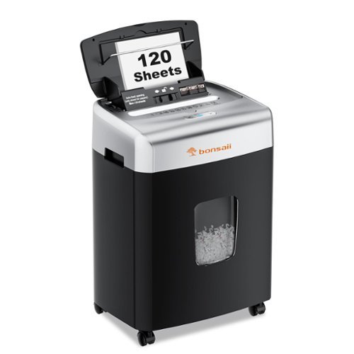 Bonsaii Heavy Duty Paper Shredder 120 Sheet 30 Minutes Micro Cut