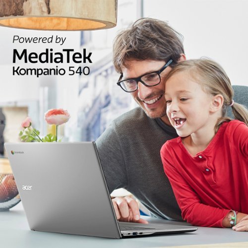 Acer Chromebook 315 – 15.6 FHD Laptop - MediaTek Kompanio 540 – 4GB Memory – 128GB eMMC – Wi-Fi 6E - Protective Sleeve - Silver BUY ONLINE