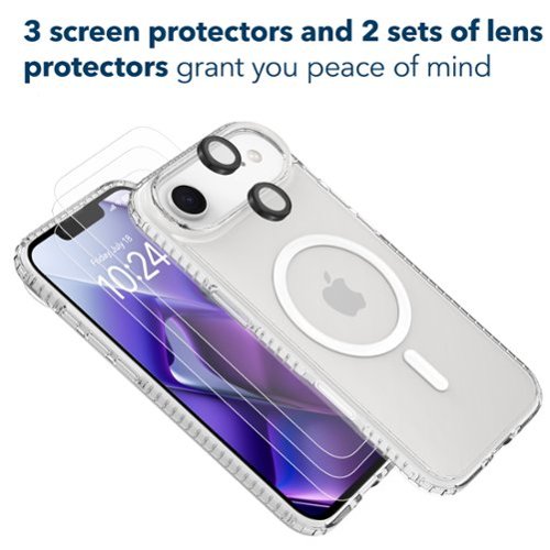 Insignia™ Glass Screen Protector with Lens Protection for Apple iPhone Air (3-Pack) - Clear BUY IN MIDDLE EAST