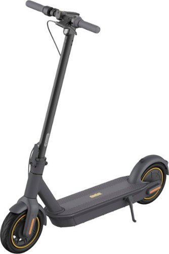 Segway - Max G30  Electric Kick Scooter, Foldable Electric Scooter w/40.4 mi Max Operating Range & 18.6 mph Max Speed - Black