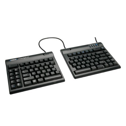 KINESIS - Freestyle2 Ergonomic Split Keyboard for PC, 9 Separation, Windows Layout, Embedded 10-Key, Multimedia Hotkeys - 9  Separation-Front_Standard 