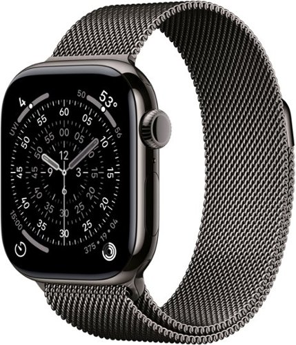 Apple Watch Series 11 (GPS+Cellular) 42mm Titanium Case with Slate Milanese Loop - Slate - (2025)