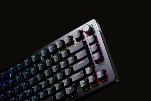 HyperX Alloy Rise 75 Wireless Mechanical Gaming Keyboard with RGB Lighting and Hot-Swappable Switches - Black BUY IN SINGAPORE