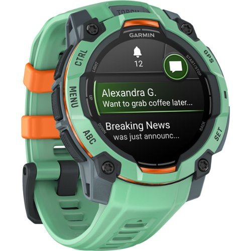 Garmin Instinct  3 GPS Smartwatch 45 mm AMOLED - Neotropic with Neotropic Band SHOP ONLINE