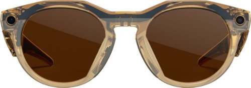 Oakley Meta HSTN glasses - with Meta AI, Audio, Photo, Video Compatibility - Clear to Brown Transition Lenses - Light Curry WORLDWIDE DELIVERY