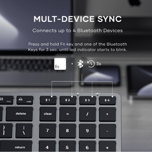 Satechi Slim X2 Bluetooth Backlit Keyboard for Mac, Multi Device Satechi Slim X2 Bluetooth Backlit Keyboard for Mac, Multi Device