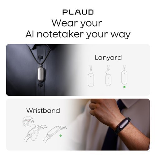 PLAUD NotePin Memory Capsule Smart AI Voice/Audio Recorder - V2 - Sunset Purple WORLDWIDE DELIVERY