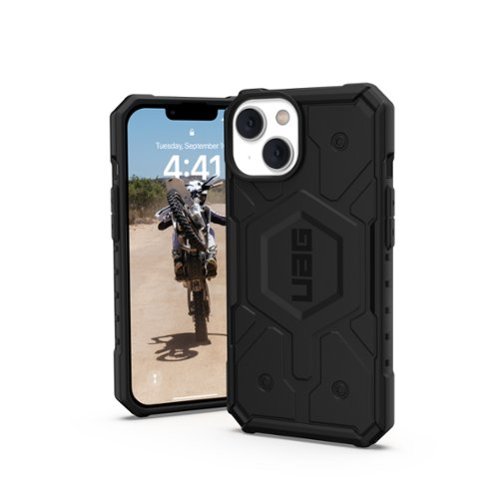 UAG - Pathfinder Series Case with Magsafe for iPhone 14 & iPhone 13 - Black-Front_Standard 