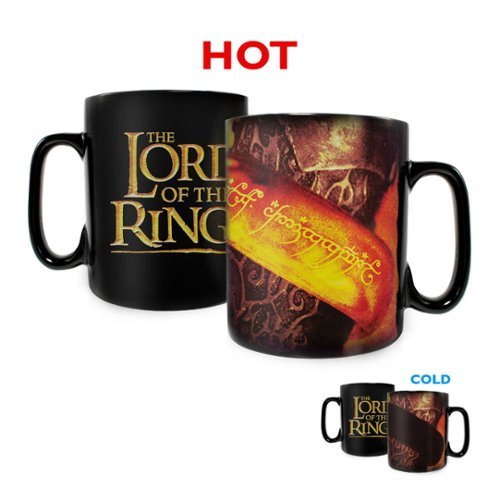 Trend Setters - The Lord of the Rings (The One Ring) Morphing Mugs® Heat-Sensitive Clue Mug - Black-Front_Standard 
