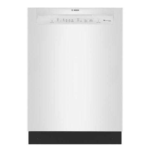 Bosch - 300 Series 24" Front Control Smart Built-In Stainless Steel Tub Dishwasher with 3rd Rack and PrecisionWash, 48 dBA - White