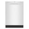 Bosch - 300 Series 24" Front Control Smart Built-In Stainless Steel Tub Dishwasher with 3rd Rack and PrecisionWash, 48 dBA - White-Front_Standard
