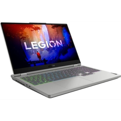 Lenovo - Legion 5 15ARH7 15.6" Gaming Laptop - AMD Ryzen 7 - Memory - NVIDIA GeForce RTX 3050 Ti - 256 GB SSD - Storm Gray-Front_Standard 