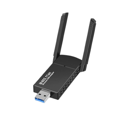 Carte réseau WiFi USB + Bluetooth – Clé WiFi 1300 Mbps Double Bande 2.4G / 5.8G - LinQ - Français