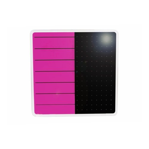 Floortex - Glass Magnetic Planning Board 14" x 14" - Violet