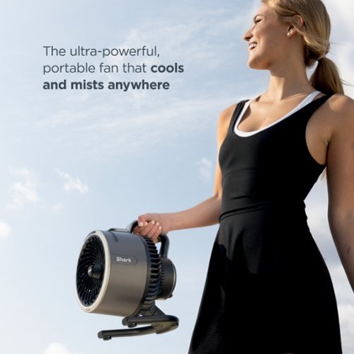 Shark FlexBreeze HydroGo Fan, Ultra powerful portable fan, Indoor