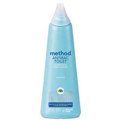 Method - Antibacterial Toilet Cleaner, Spearmint Scent, 24 oz. (01221) - Transparent