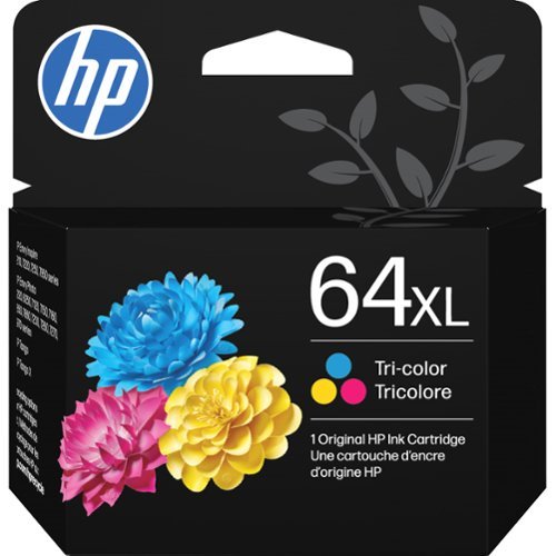 HP - 64XL High-Yield Ink Cartridge - Tri-color-Front_Standard 