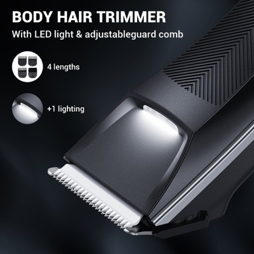 NEXPURE Body Hair Trimmer Wet Dry Groin Bikini Trimmer Ceramic