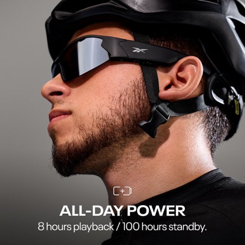 Lucyd Reebok Octane Smart Eyewear Powered by Lucyd - Black/Silver HOW TO BUY