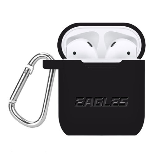 Artinian - Philadelphia Eagles Debossed Silicone AirPods Case Cover - Multicolor-Front_Standard 