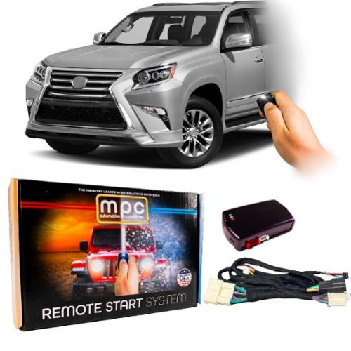 MPC - Remote Start Kit For Lexus GX460 2010-2019 | Plug and Play | Lock 3X to Start - Black-Front_Standard 