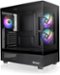 Thermaltake - View 270 Plus TG ARGB Mid Tower E-ATX PC Case - Black-Front_Standard